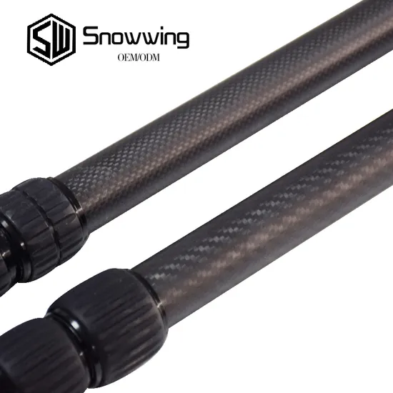 Tubo in fibra di carbonio lucido/opaco da 40FT 3K/Tubo nero/Tubi in fibra di carbonio/Asta alimentata ad acqua per aste per la pulizia delle finestre La più venduta